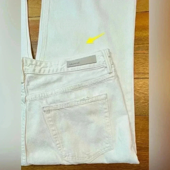 GRLFRND Jeans | Dawn Deconstructed Style | White Lotus Color | Women’s 32 (14) - Picture 6 of 6